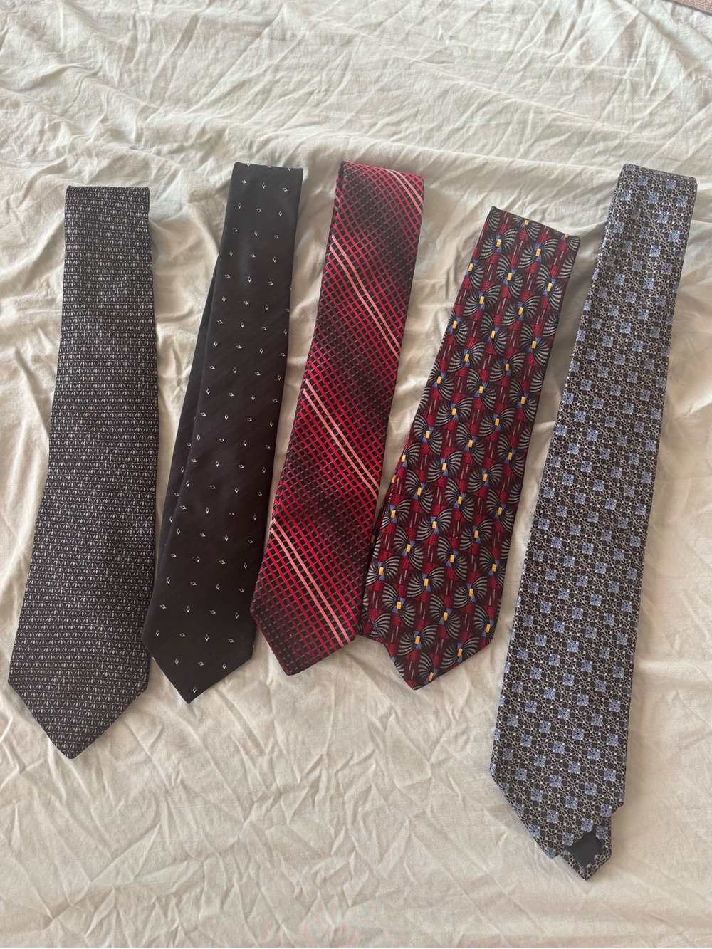 Bundle of 5 Silk Ties